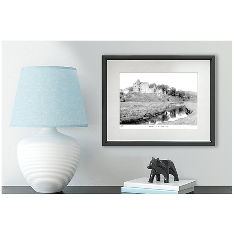 Kidwelly, Castle 1925 by Francis Frith - Single Picture Frame Print, 28cm H x 36cm W x 2.3cm D