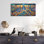  «Las Vegas - Peinture futuriste» par Rey Klimt, art mural en verre acrylique