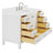 Cambridge 54.25'' Single Bathroom Vanity with Carrara Quartz Top-75152853-101139919