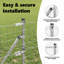 Galvanised Steel Border Fencing-933614185-933614182