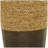 Wolton Brown/Dark Brown Seagrass Table Vase-829367415