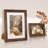 Picture Frames Collage Wall Decor, 10 Pack Photo Frame Set For Wall Gallery Decor-Farmhouse Wood Photo Display 8X10 Or 5X7 With Mat Or 4X6 Without Mat For Wall Mounting Or Tabletop-Rust Brown
