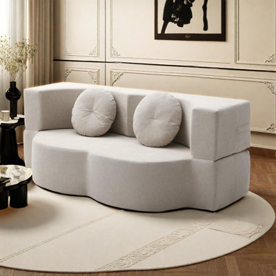 Canapé-lit pliable simple avec oreiller