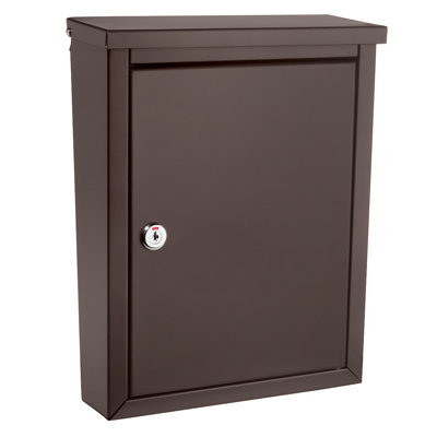 Chelsea Locking Wall Mount Mailbox Rubbed Bronze