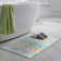 Chenille Washable Ikat Indoor / Outdoor Rug