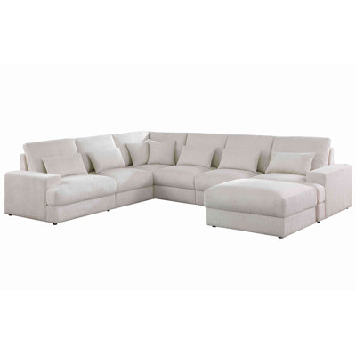7 - Piece Upholstered Sectional
