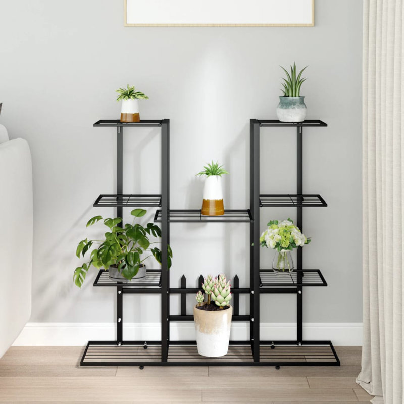 Support pour plante Rayda, Noir