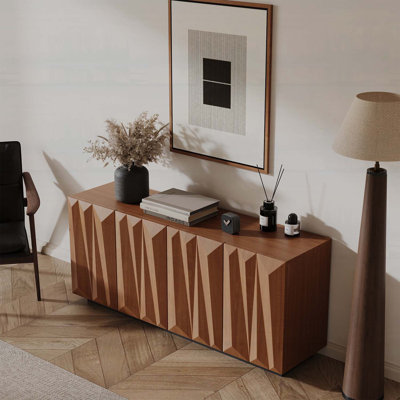 Armoire 4 portes avec portes 3D