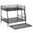 Metal Bunk Bed With Trundle-861316756