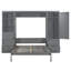 Grand lit escamotable mural avec tiroirs et tablettes-997003390
