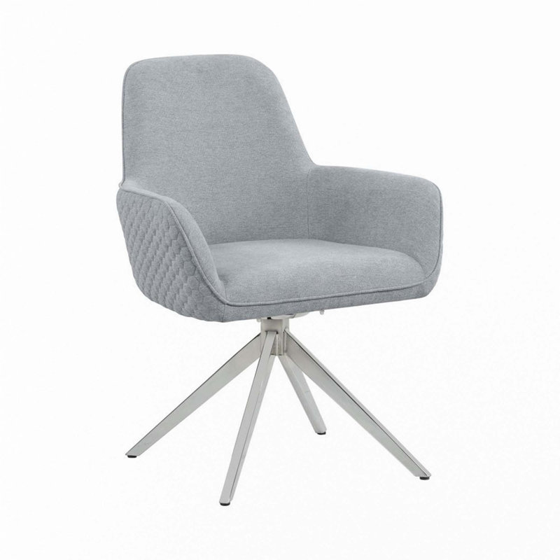 Chaise de salle à manger rembourrée en tissu