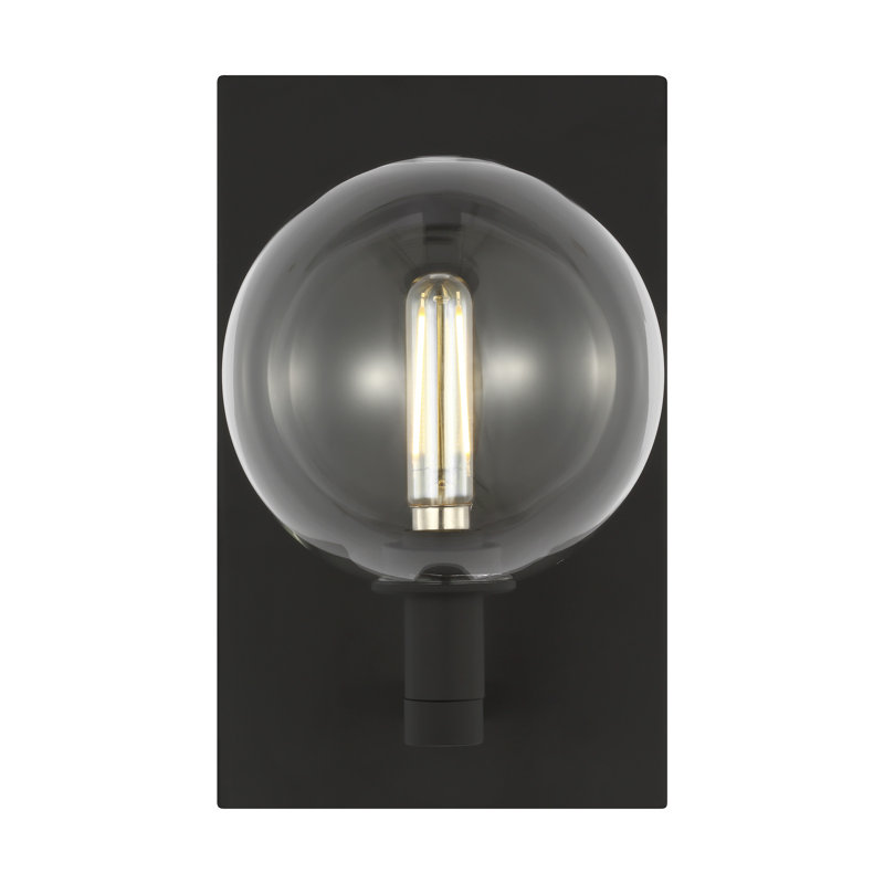 Gambit 1 - Light LED Armed Sconce, Yes, Nightshade Black