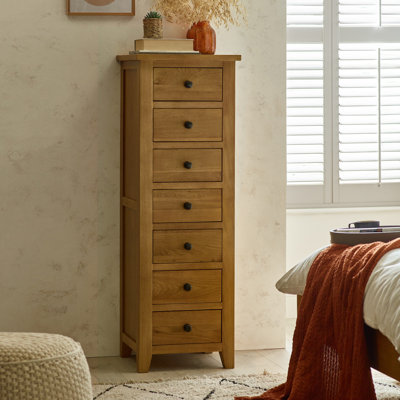 North Castle 7 Drawer 48Cm W Tallboy