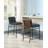 Liana 17.75"W Boucle Fabric Counter Height Chair-1830420539