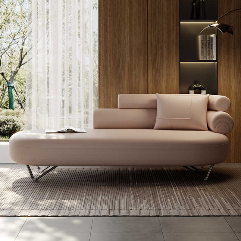 Méridienne Fashion Creative Leisure Home, Accoudoir à droite (vu de face), Beige