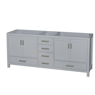 Sheffield 78.5" Double Bathroom Vanity Base Only