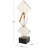 Cole And Grey Glass Stacked Diamonds Abstract Decorative Sculpture