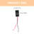 2Pcs 120V Outdoor Hard-Wired Post Eye Light Control