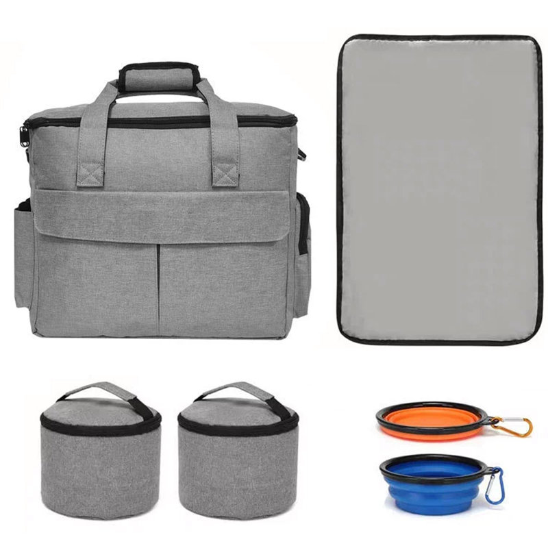 Grey Dog Travel Bag