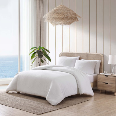 Ensemble de housse de couette en osier blanc uni Tommy Bahama