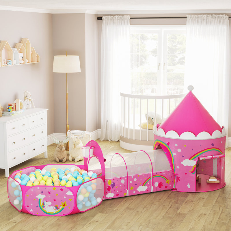 Songmics 135cm W x 275cm D Indoor Fabric Play Tent