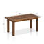 Light Wood Outdoor Side Table in Teak Oil for Porch