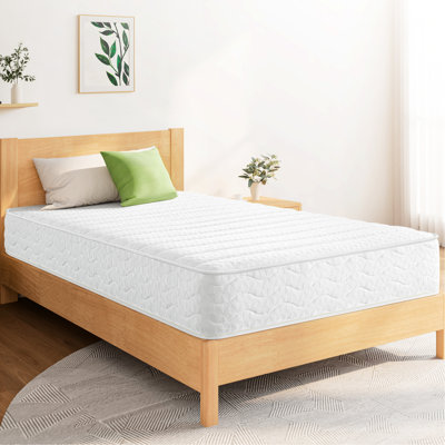 Matelas double de 20 cm (8 pouces) avec mousse, soutien amélioré, doux pour la peau, compatible avec les cadres de lit ajustables et les sommiers à lattes.