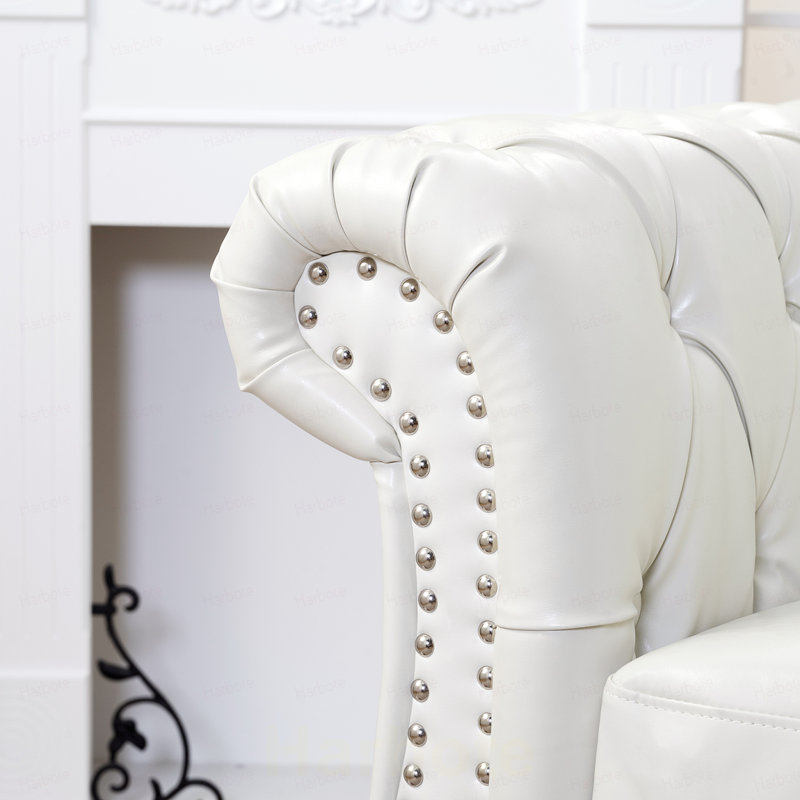 Sofa 1 place pour salon, Blanc