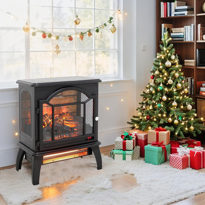 Symple Stuff 18" Electric Fireplace Projection Stove