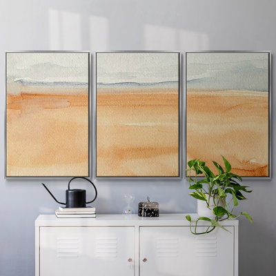 Ash Blue Horizon I - Multi Piece Framed Canvas 2870052C