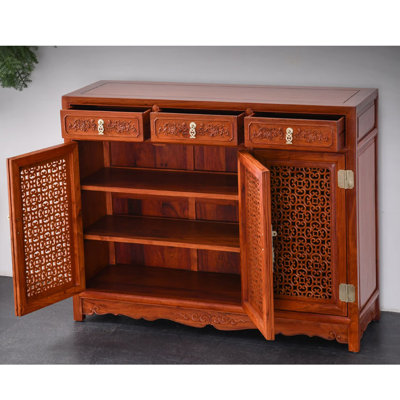 Classic Chinese style storage shoe cabinet
