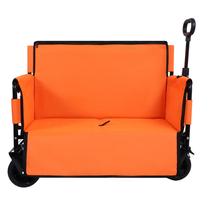 Banc, H 40,94 po x L 37 po x P 24,02 po, Orange, Orange