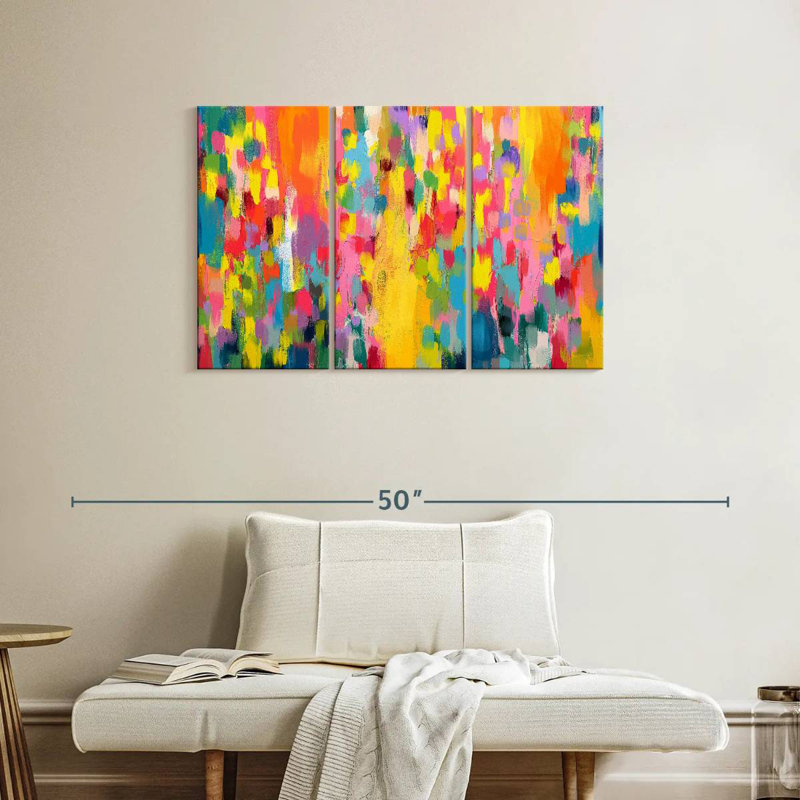 Avery Abstract Vibrant Mix I, H 24 po x l 38 po
