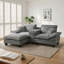 Canapé modulaire avec repose-pieds, porte-gobelets, rangement, USB, chenille, conception de voilier-1594873416