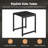 Square 18'' L X 18'' W Outdoor Side Table