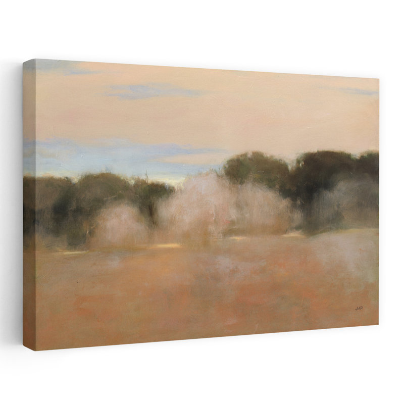 Sienna Fields II contemporain bleu gris brun nuage, H 24 po x l 16 po