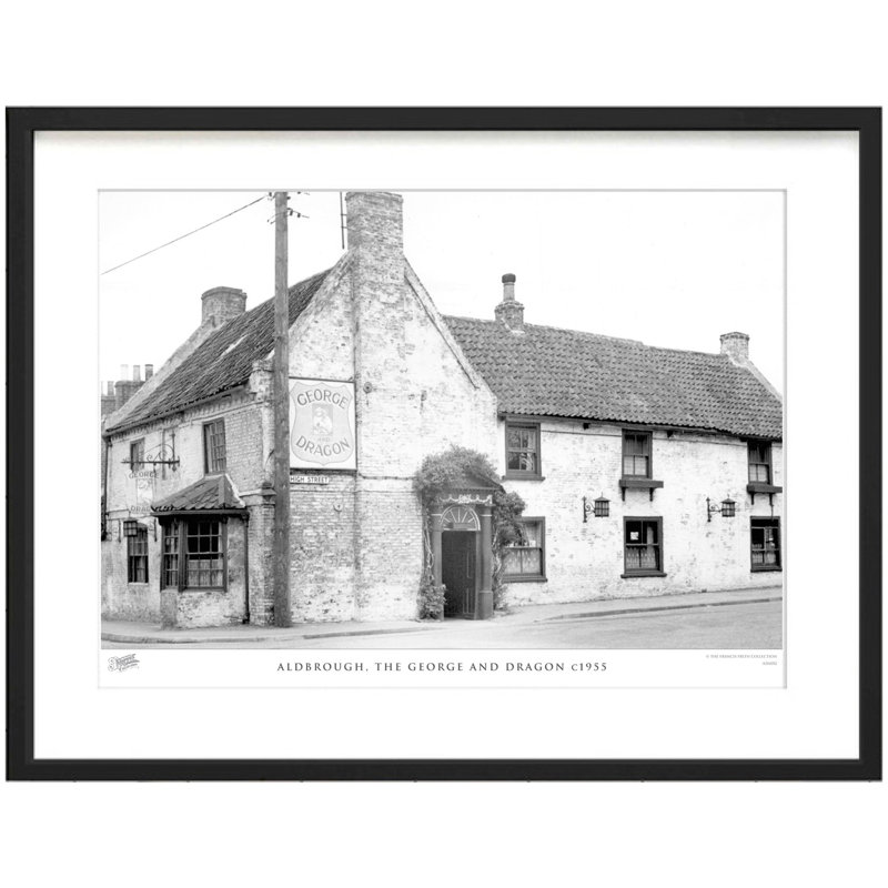 Aldbrough, The George And Dragon C1955 by Francis Frith - Single Picture Frame Print, 45cm H x 60cm W x 2.3cm D