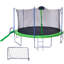 Trampoline 16 pi avec glissoire