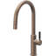 Corsano Contemporary Pull Down Kitchen Faucet with Button Sprayer High Arc Spout and BST Series Handle-772699994