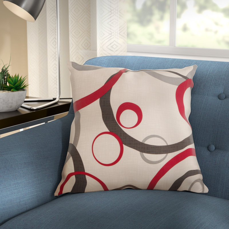 Circlet Throw Pillow, 16" H x 16" W x 6" D