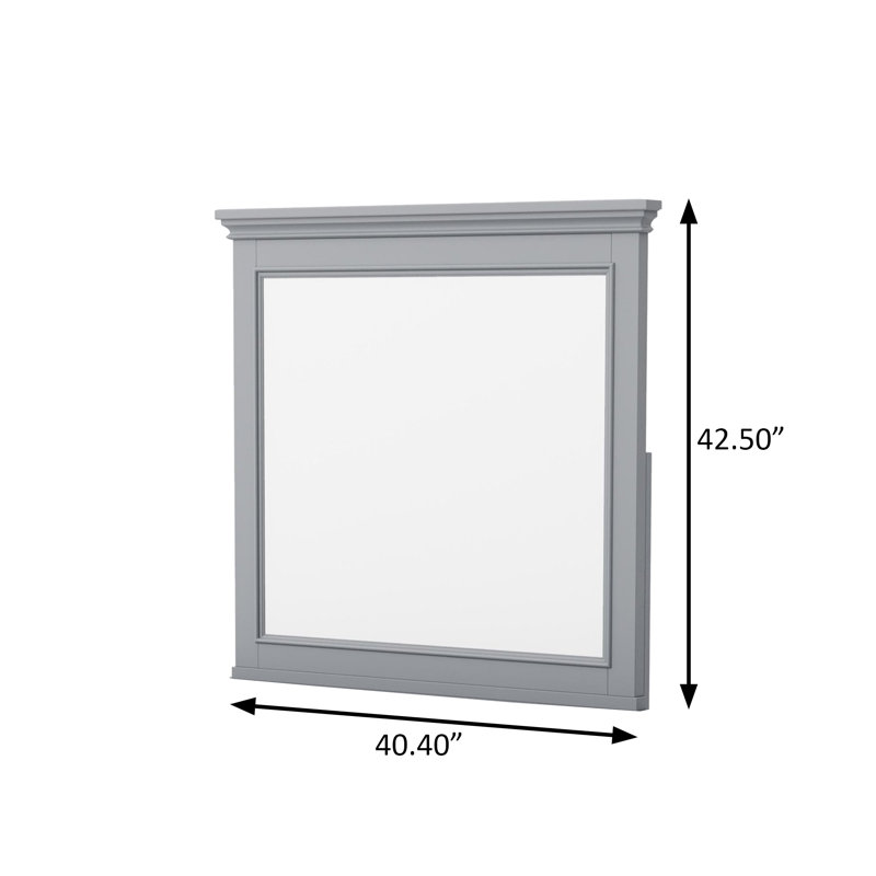 Miroir transitionnel l 40,4 po, gris