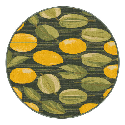  Tapis lavable à motif de fruits Abiu
