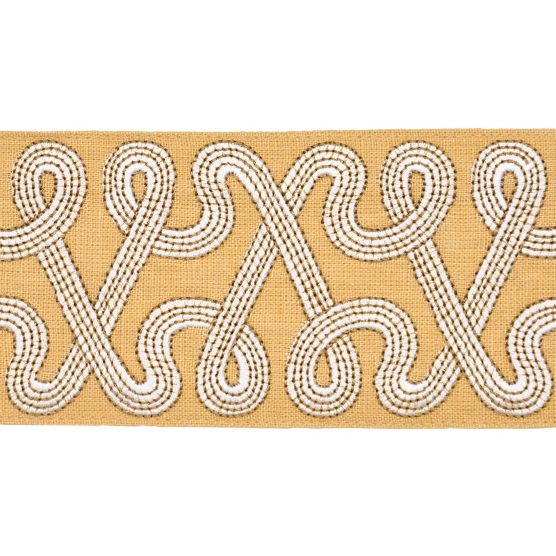 Freeform Embroidered Tape, Maize