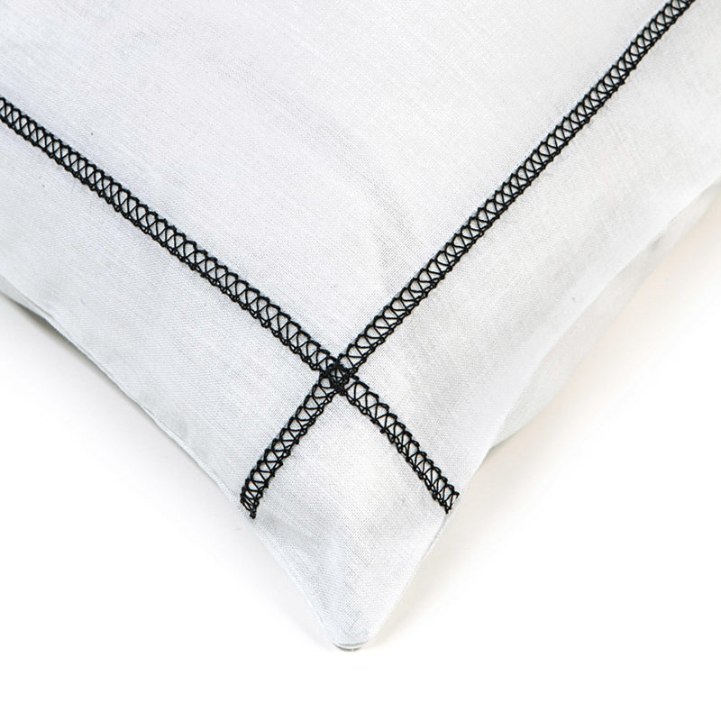Basic Square Cushion, Black