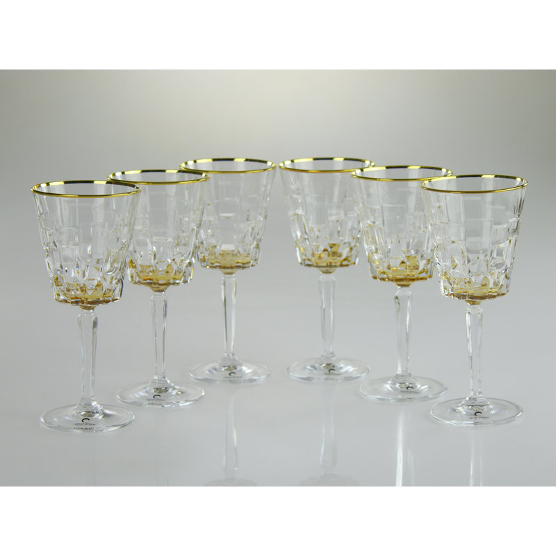 9.5oz. Drinking Glass Set, Gold