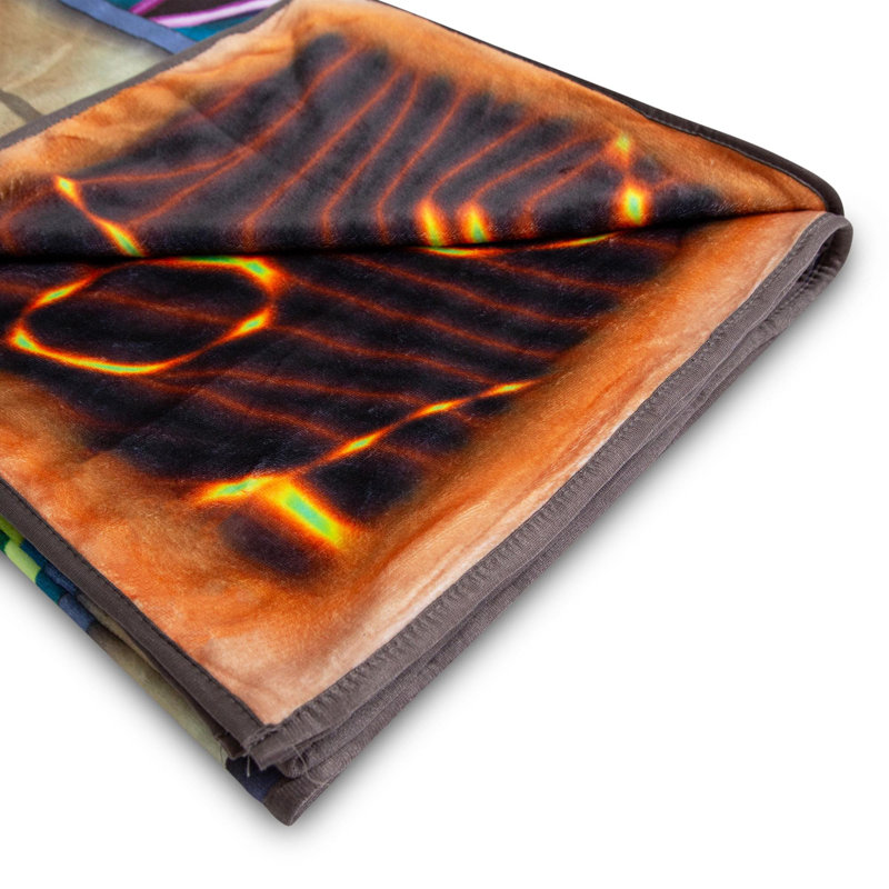 YU-Gi-Oh! Jeté polaire Dark Magicien Card | 45 x 60 pouces