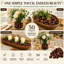 Ensemble rustique de charme rustique pour centres de table, décoration intérieure et arrangements floraux triés sur le volet et récupérés pour 50 pièces