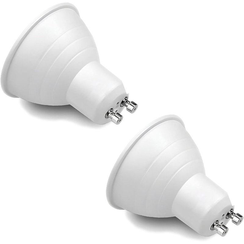 LED Spotlight Bulbs 5W, Cool White, 6500K, No Flickering, Energy Saving Led Bulbs, GU10 Halogen Spot Light Bulbs, Dimmable