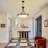 4 - Light 20.5" Traditional Dimmable Bowl Glass Pendant in Matte Black for Dining Room Bedroom-118101248-118101249
