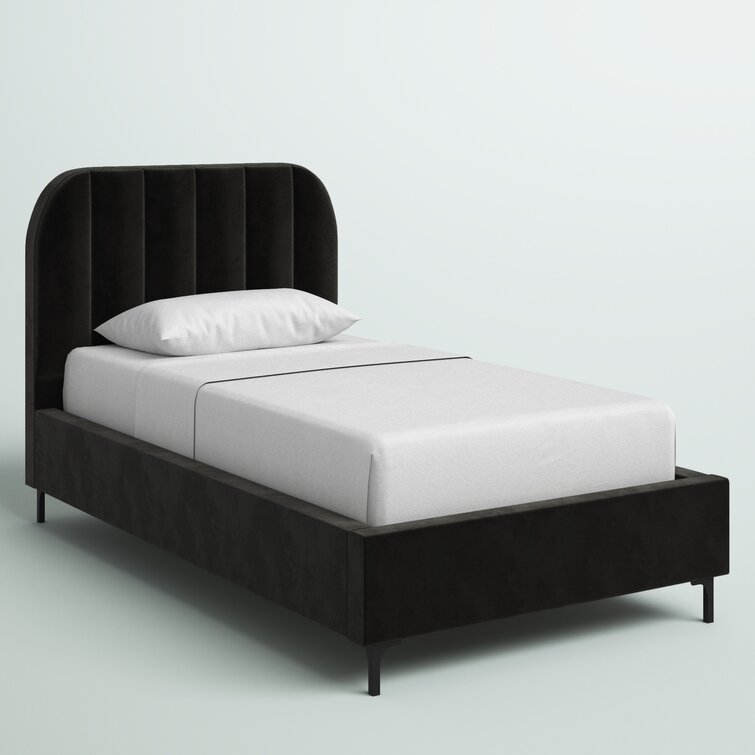  (( BOX 2 of 2 ONLY )) Arley Upholstered Low Profile Platform Bed